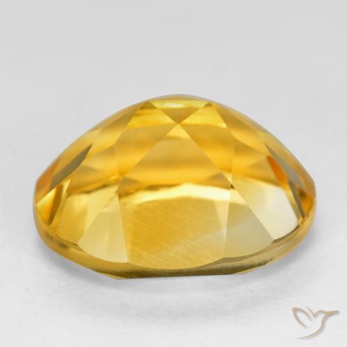 Citrine Doré vif naturelle ovale, 3.50 ct, VVS-VS