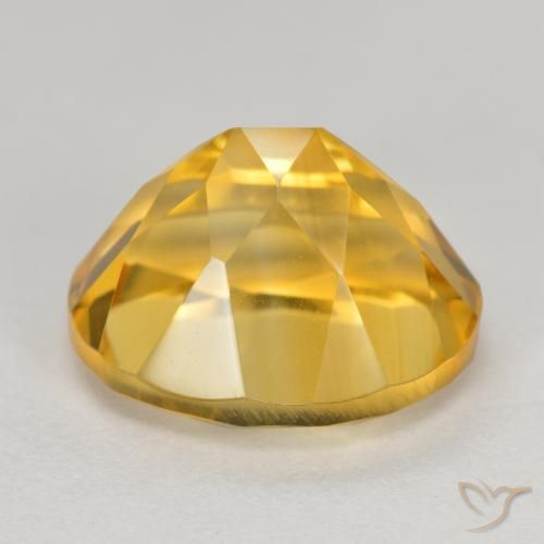 Citrine Orange Doré naturelle ovale, 4.11 ct, VVS-VS