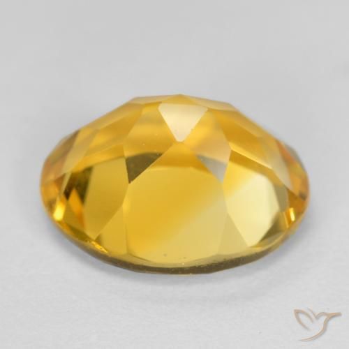 Citrine Orange Doré naturelle ovale, 3.35 ct, VVS-VS