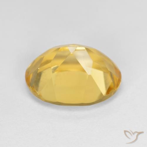 Citrine Or naturelle ovale, 3.28 ct, VVS-VS