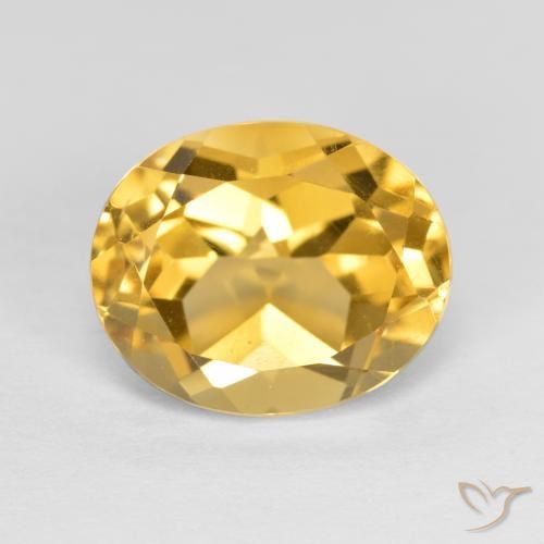 3.77ct Naturel Orange Doré Citrine, ovale, VVS-VS