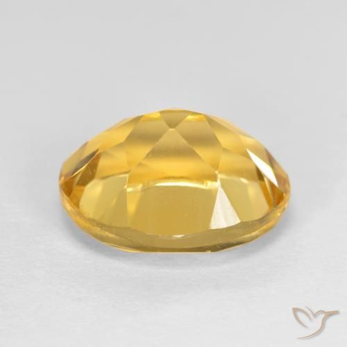 Citrine Doré moyen naturelle ovale, 3.65 ct, VVS-VS