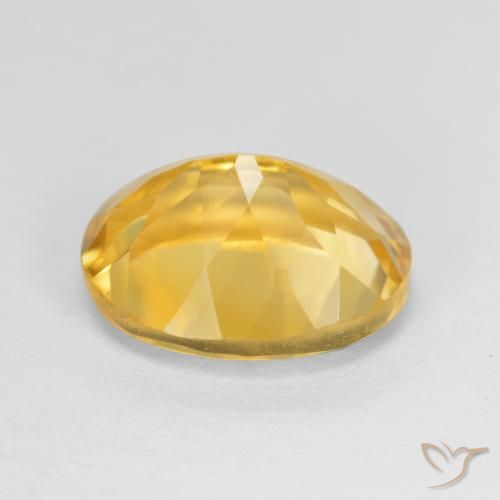 Citrine Orange Doré naturelle ovale, 3.51 ct, VVS-VS
