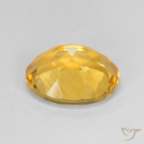 Citrine Doré moyen naturelle ovale, 3.37 ct, VVS-VS