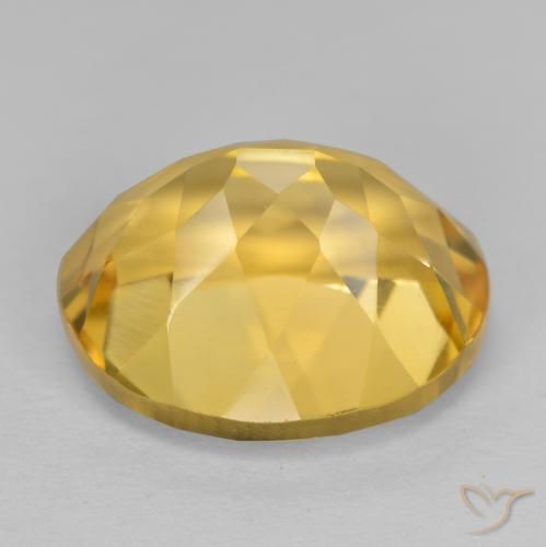 Citrine Orange Doré naturelle ovale, 3.66 ct, VVS