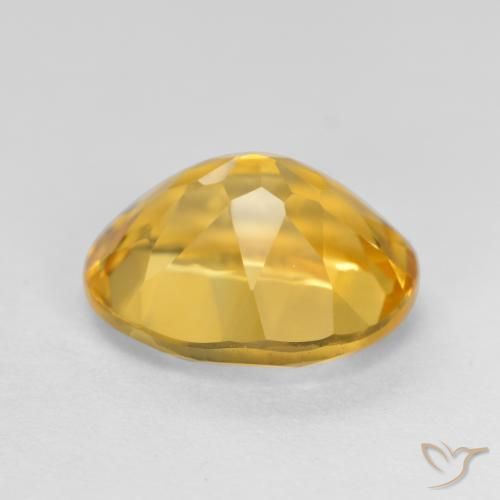 Citrine Doré moyen naturelle ovale, 3.44 ct, VVS