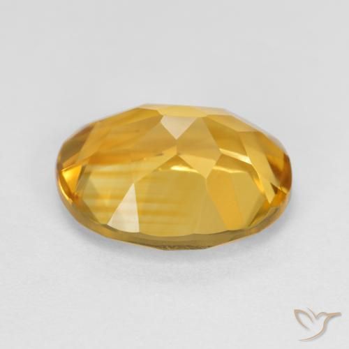 Citrine Doré moyen naturelle ovale, 3.58 ct, VVS