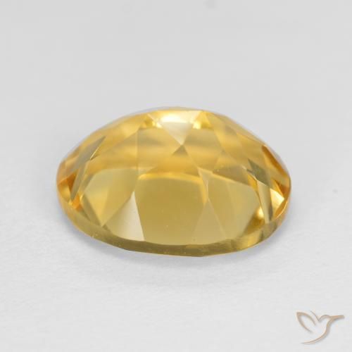 Citrine Doré moyen naturelle ovale, 3.56 ct, VVS