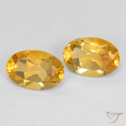 Shop natural 0.84ct Doré moyen-foncé Citrine gems, ovale, from Brésil at GemSelect. In stock, global shipping!