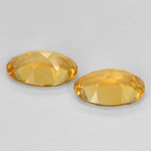Achetez naturel 0.83ct Doré moyen-foncé Citrine gems, Coupe ovale, En provenance Brésil chez GemSelect. En stock, livraison internationale!