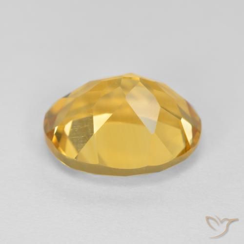 Citrine Doré moyen naturelle ovale, 3.65 ct, VVS-VS
