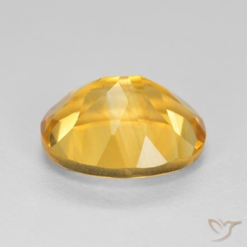 Citrine Doré foncé naturelle ovale, 3.50 ct, VVS-VS