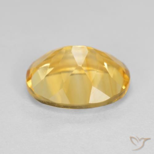 Citrine Or naturelle ovale, 3.38 ct, VVS-VS