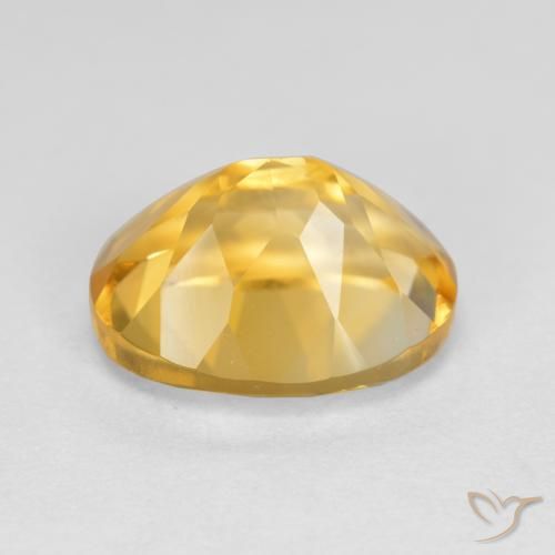 Citrine Or naturelle ovale, 3.74 ct, VVS-VS