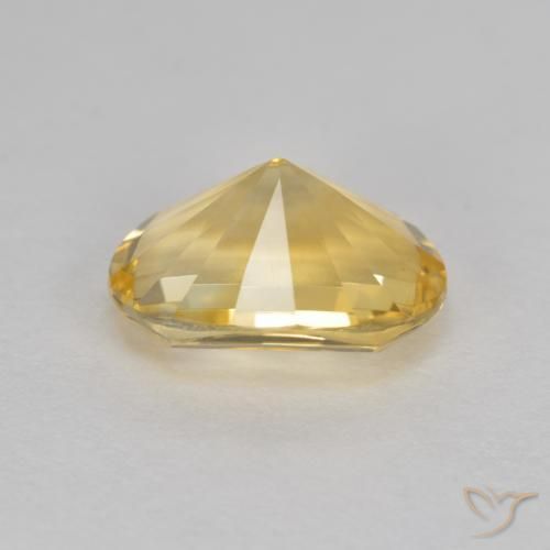 Citrine Doré naturelle ovale, 2.36 ct, VVS