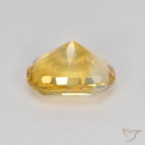 Citrine Doré naturelle ovale, 2.42 ct, VVS