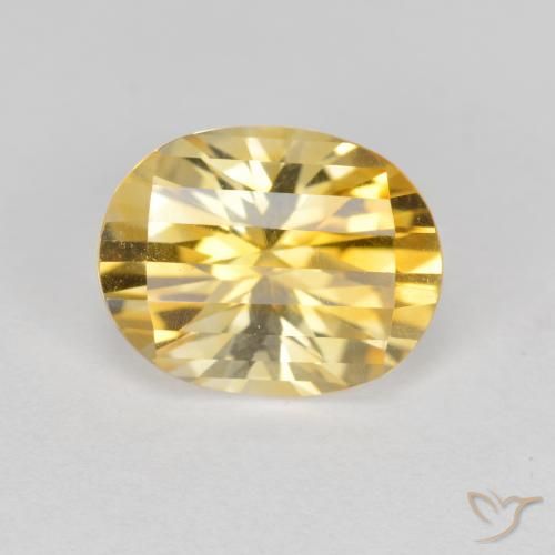 2.51ct Naturel Doré Citrine, ovale, VVS