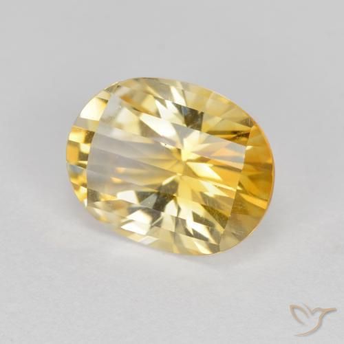 Citrine Doré naturelle ovale, 2.51 ct, VVS