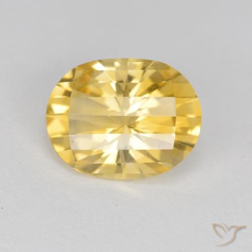 Citrine Or naturelle ovale, 2.22 ct, VVS