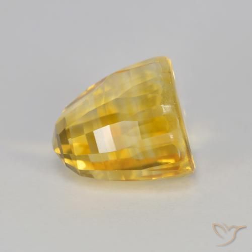 3.06ct Naturel Doré Citrine, Fantaisie, VVS-VS