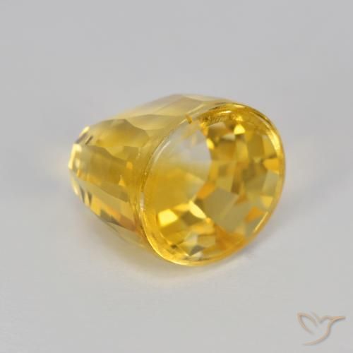 Citrine Doré naturelle Fantaisie, 3.06 ct, VVS-VS
