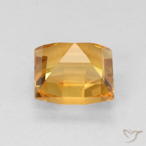 Citrine Doré moyen naturelle Carré, 1.72 ct, VVS
