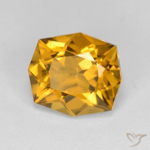 Citrine Or naturelle Fantaisie, 3.34 ct, VS