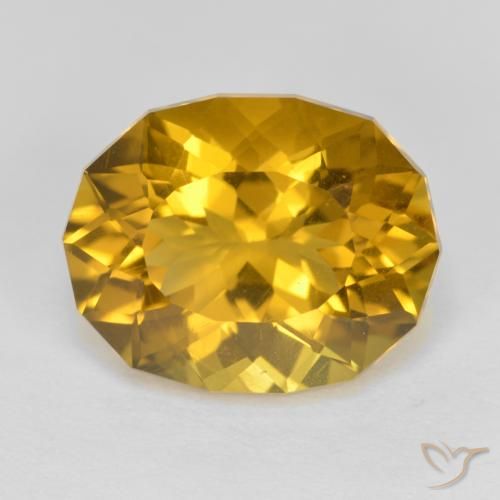 Citrine Or moyen naturelle Fantaisie, 4.09 ct, VS