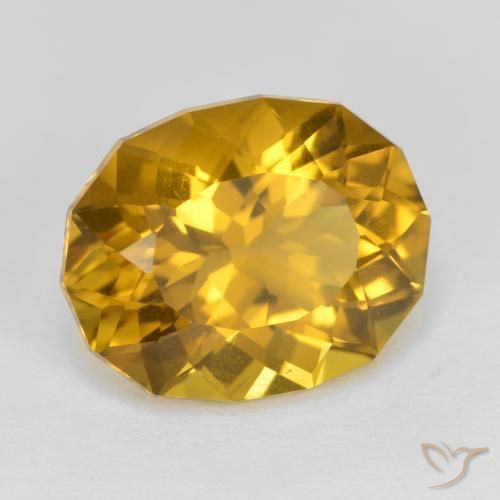 Citrine Or moyen naturelle Fantaisie, 4.09 ct, VS