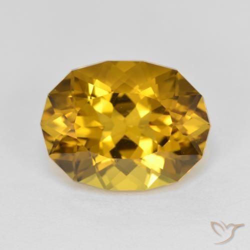 4.35ct Naturel Doré brunâtre Citrine, Fantaisie, VS
