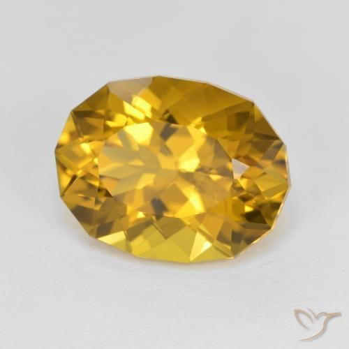 Citrine Doré brunâtre naturelle Fantaisie, 4.35 ct, VS