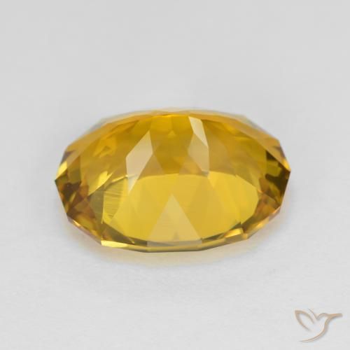 Citrine Doré brunâtre naturelle Fantaisie, 4.35 ct, VS