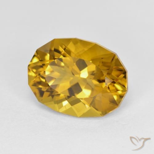 Citrine Or moyen naturelle Fantaisie, 4.37 ct, VS