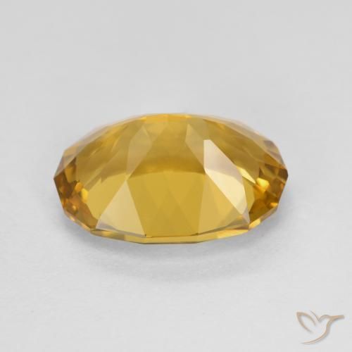 Citrine Orange doré naturelle Fantaisie, 3.37 ct, VVS