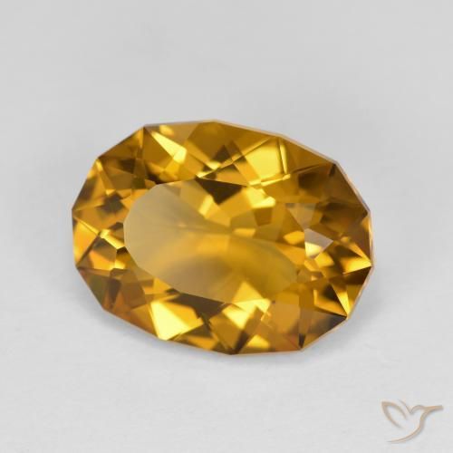 Citrine Or naturelle Fantaisie, 4.26 ct, VVS