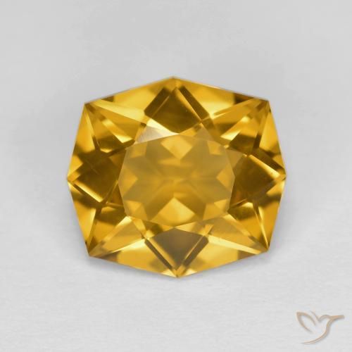 3.11ct Naturel Doré brunâtre Citrine, Fantaisie, VVS
