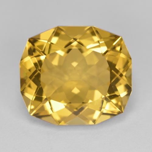 Citrine doré naturelle forme fantaisie, 12,87 ct, VVS