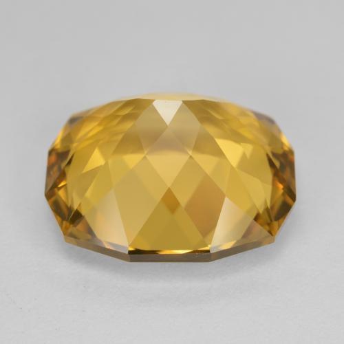 Citrine doré naturelle forme fantaisie, 12,87 ct, VVS