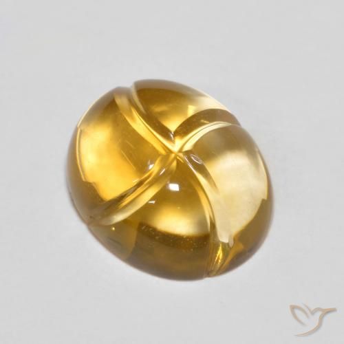 2.33ct Naturel Orange doré Citrine, ovale, VVS-VS