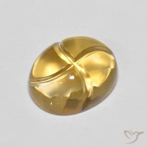Citrine Doré naturelle ovale, 2.76 ct, Transparent