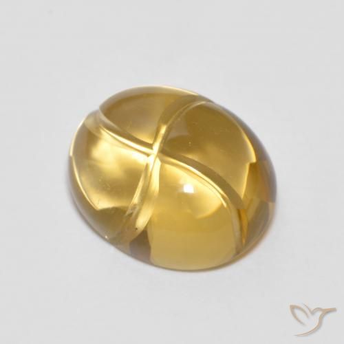 2.70ct Naturel Orange doré Citrine, ovale, Transparent