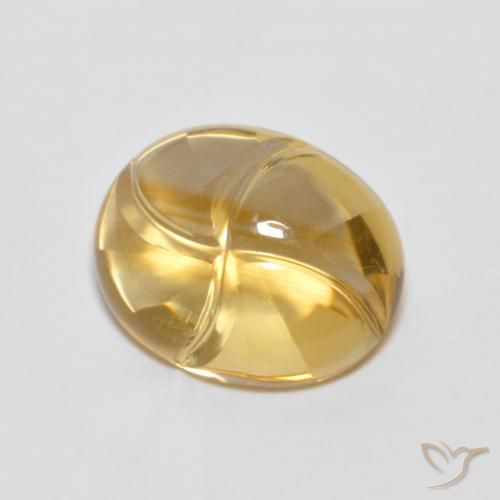 2.33ct Naturel Doré Citrine, ovale, Transparent
