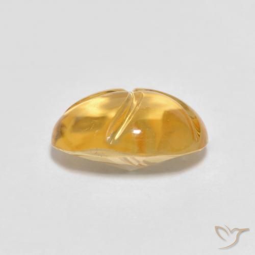 Citrine Doré naturelle ovale, 2.33 ct, Transparent