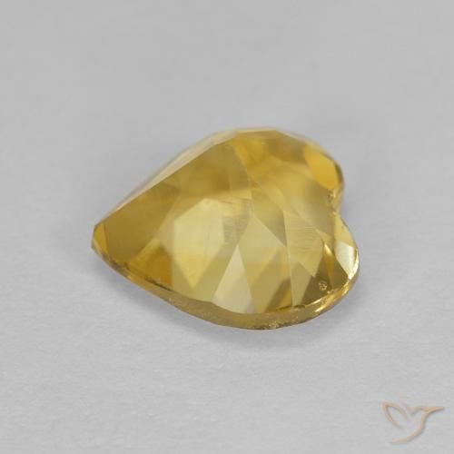Citrine Doré naturelle Cœur, 1.00 ct, VS