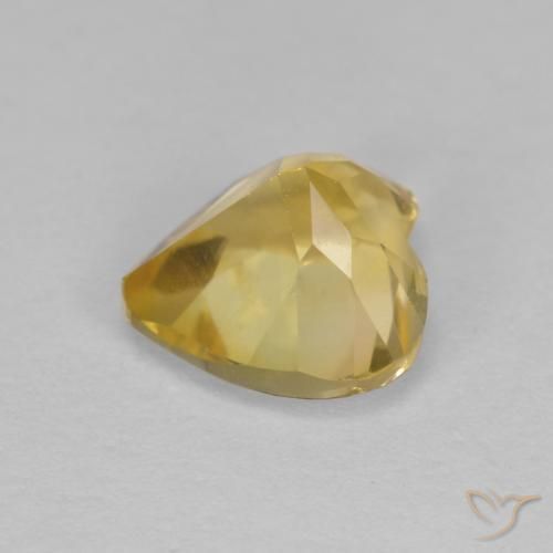 Citrine Doré moyen naturelle Cœur, 1.26 ct, VS