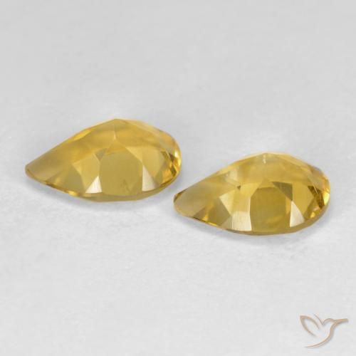 Shop natural 1.21ct Orange Doré Citrine gems, En forme de poire, from Brésil at GemSelect. In stock, global shipping!
