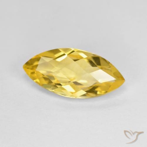 Citrine Doré naturelle Marquise, 2.84 ct, VVS-VS