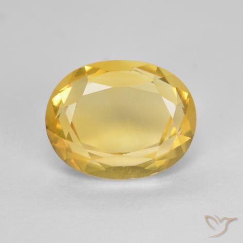 Citrine Or moyen naturelle ovale, 2.80 ct, VVS-VS