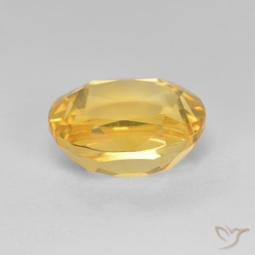 Citrine Or moyen naturelle ovale, 2.80 ct, VVS-VS