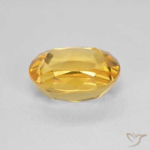 Citrine Doré naturelle ovale, 2.62 ct, VVS-VS